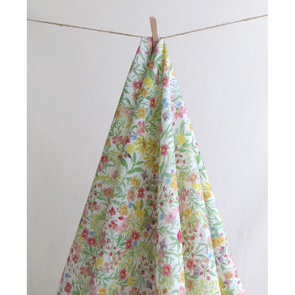 Sephora - Batiste de coton douce à imprimé fleuri aquarelle