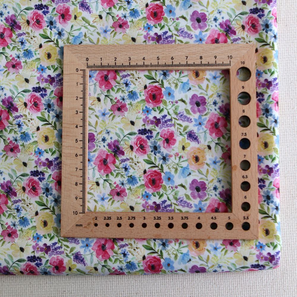 Ruth - Batiste de coton douce à imprimé fleuri aquarelle