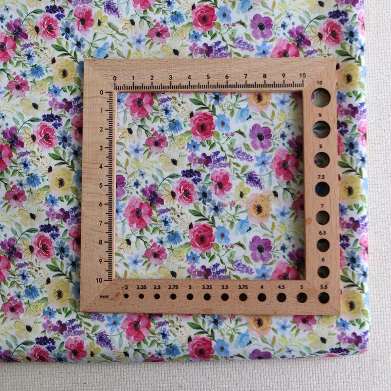 Ruth - Batiste de coton douce à imprimé fleuri aquarelle