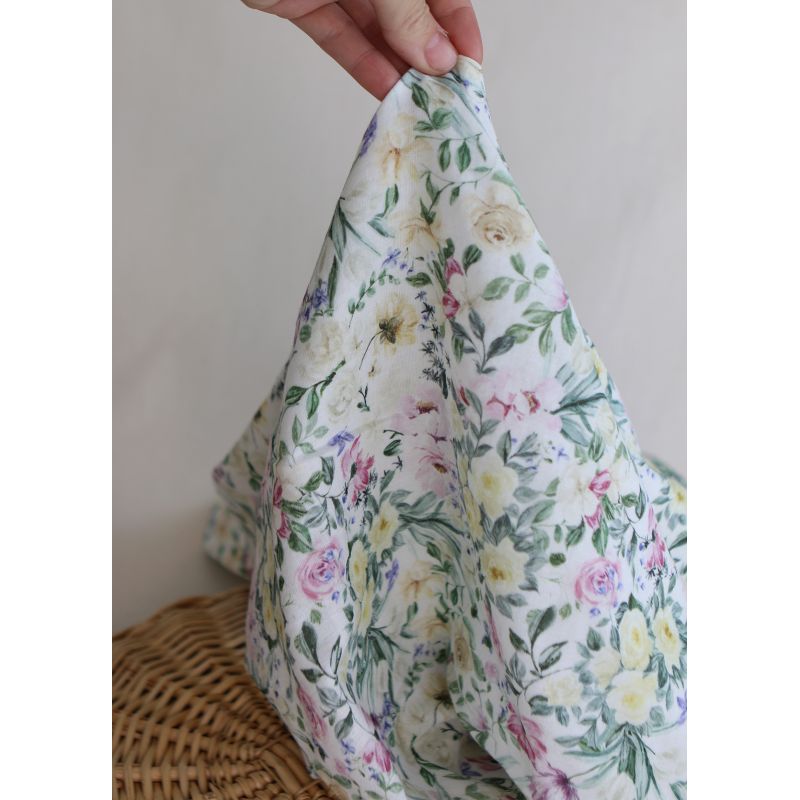 copy of Sephora - Double gaze de coton BIO fleuri aquarelle