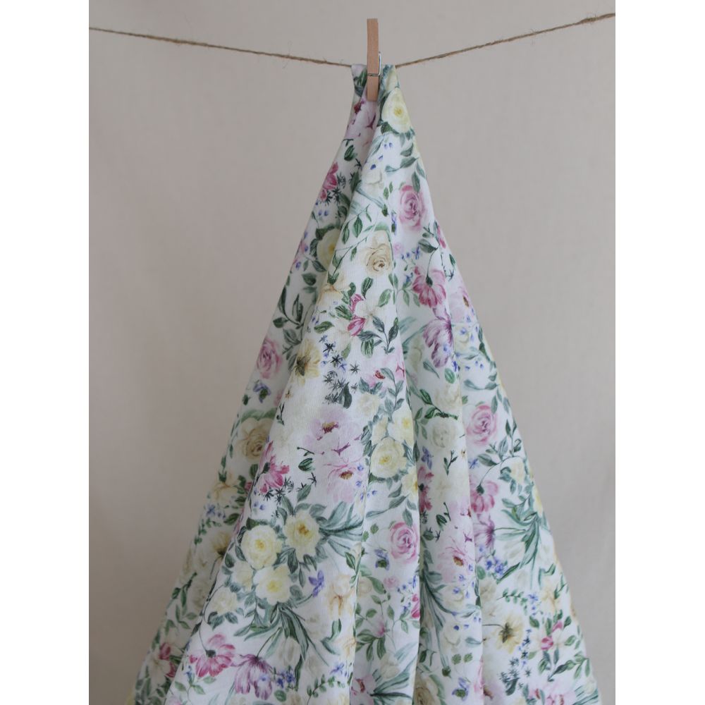 copy of Sephora - Double gaze de coton BIO fleuri aquarelle