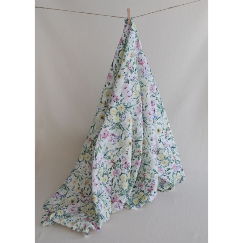 copy of Sephora - Double gaze de coton BIO fleuri aquarelle