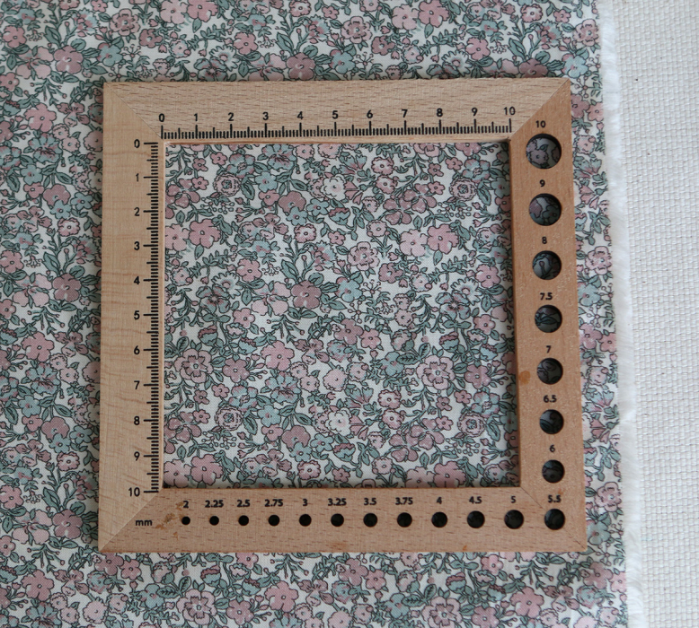 Opheline - Popeline coton douce BIO imprimé fleuri rose et sauge