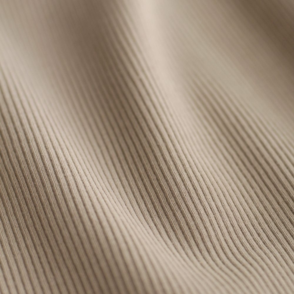 copy of Jersey coton côtes fines coloris taupe