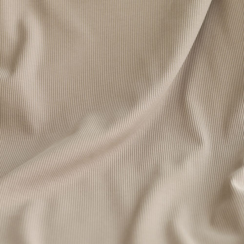 copy of Jersey coton côtes fines coloris taupe
