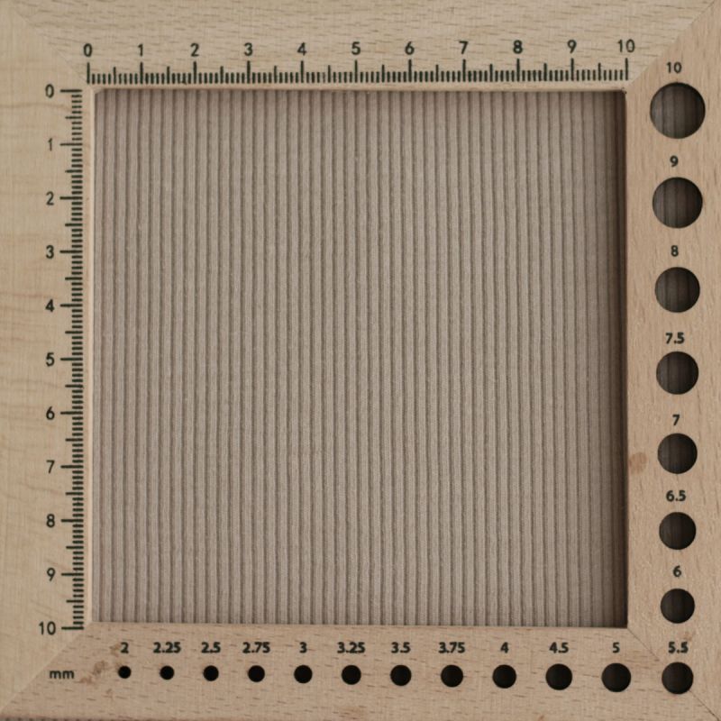 copy of Jersey coton côtes fines coloris taupe