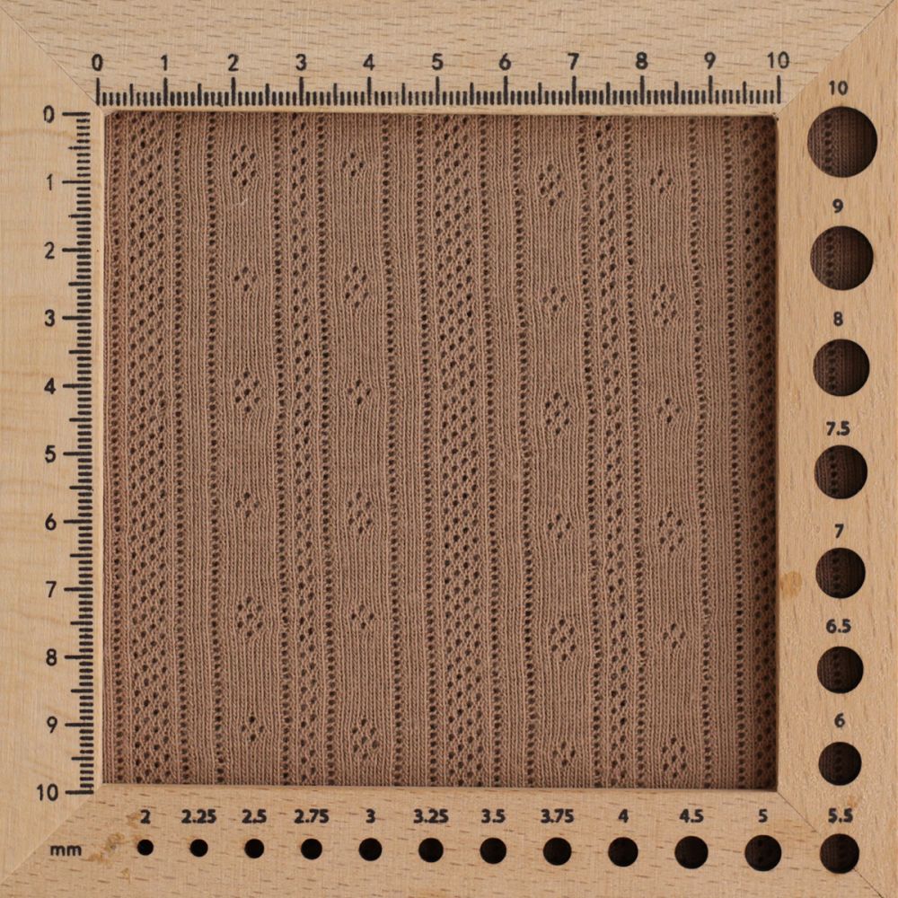 copy of Jersey coton maille pointelle coloris écureuil