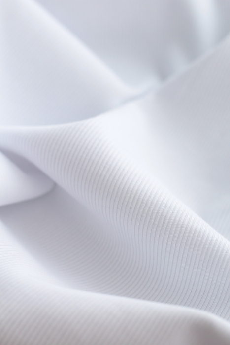Jersey coton côtes fines coloris blanc