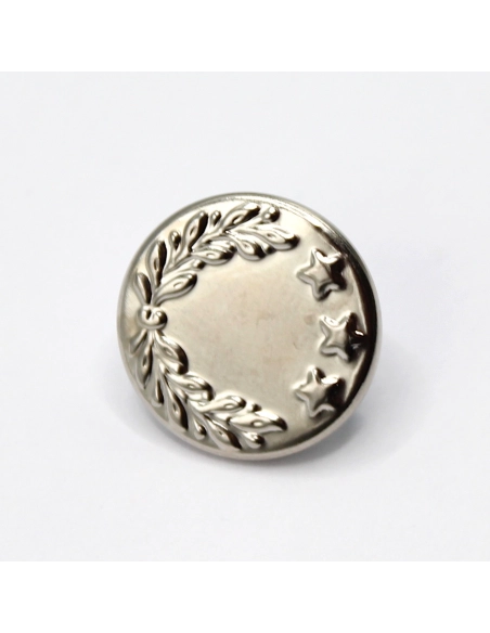 Bouton de jean 17mm coloris ARGENT