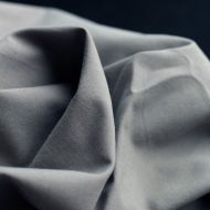 Popeline coton douce qualité SWEET coloris uni gris souris