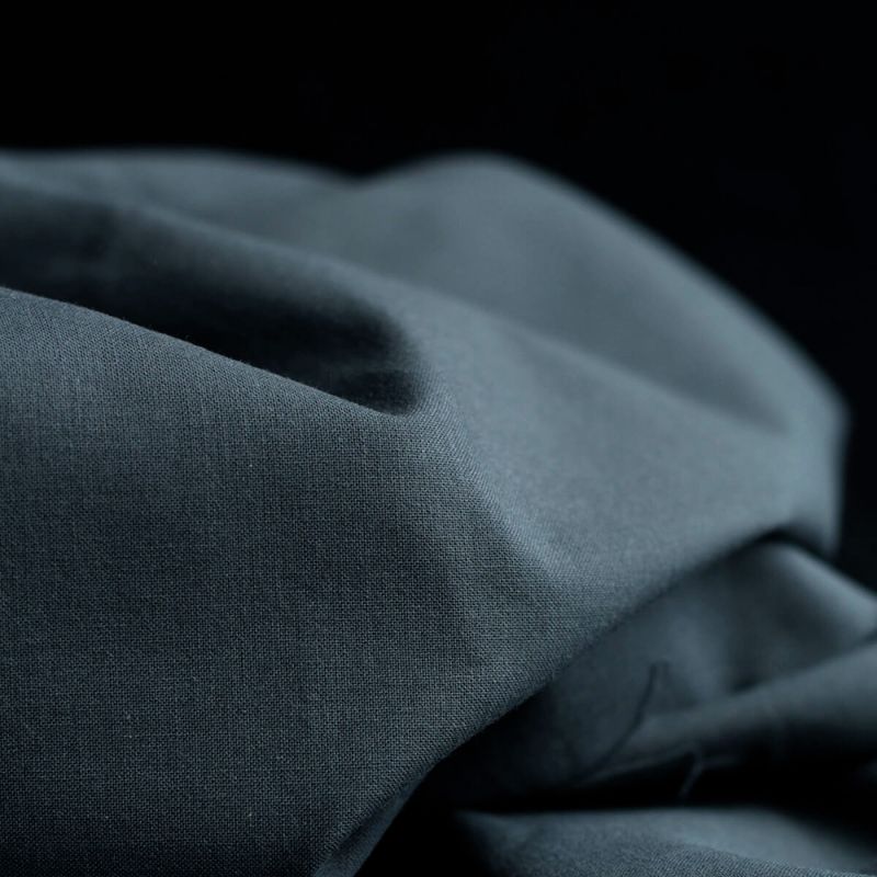 Popeline coton douce qualité SWEET coloris uni météorite