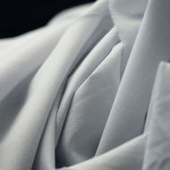 Popeline coton douce qualité SWEET coloris uni gris perle