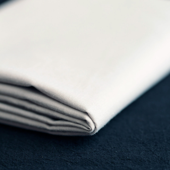 Popeline coton douce qualité SWEET coloris uni mastic