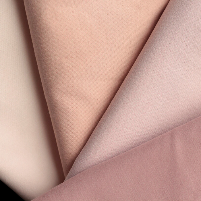 Popeline coton douce qualité SWEET coloris uni rose tendre