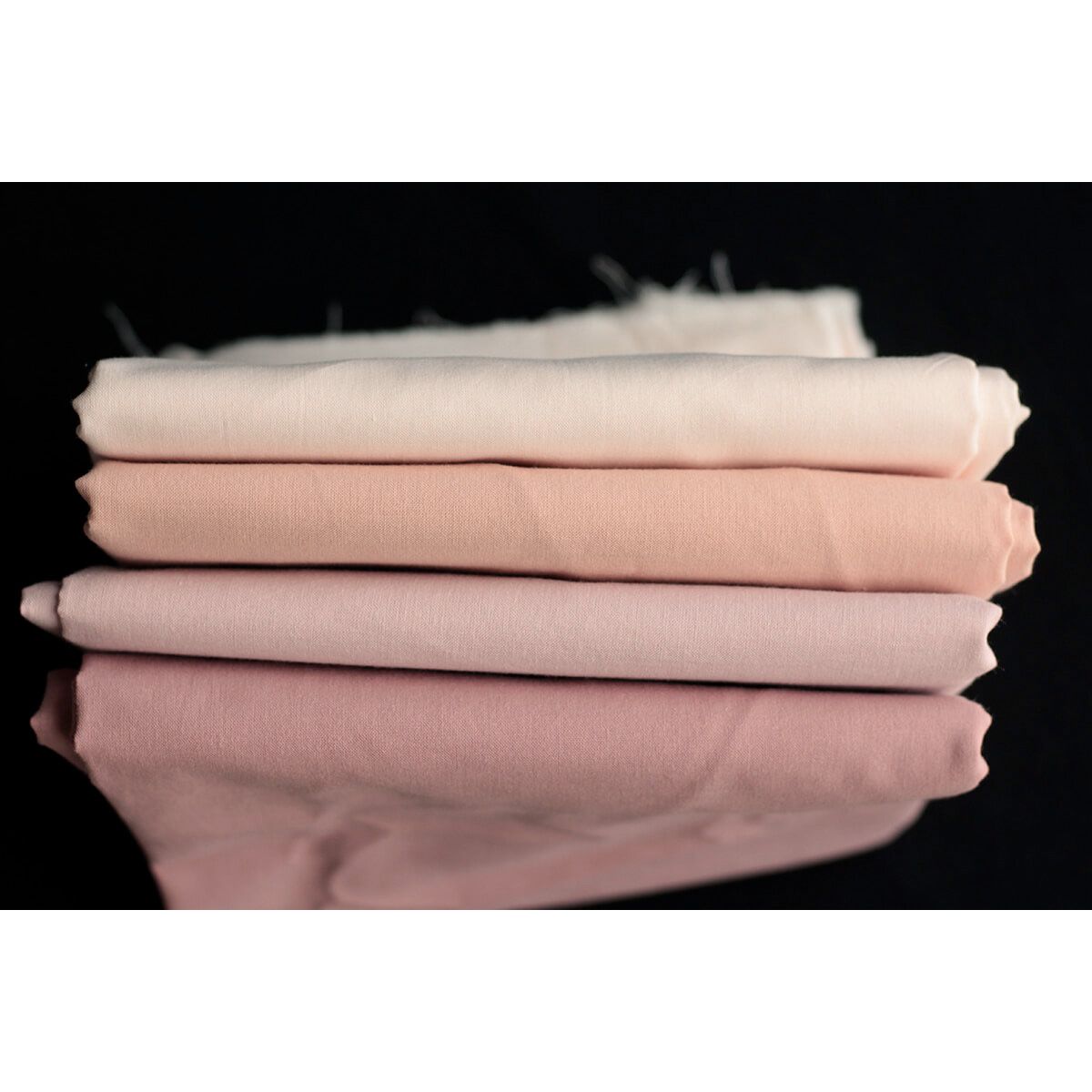 Popeline coton douce qualité SWEET coloris uni rose pêche