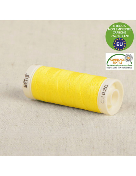 Fil à coudre polyester 200m (60 coloris au choix)