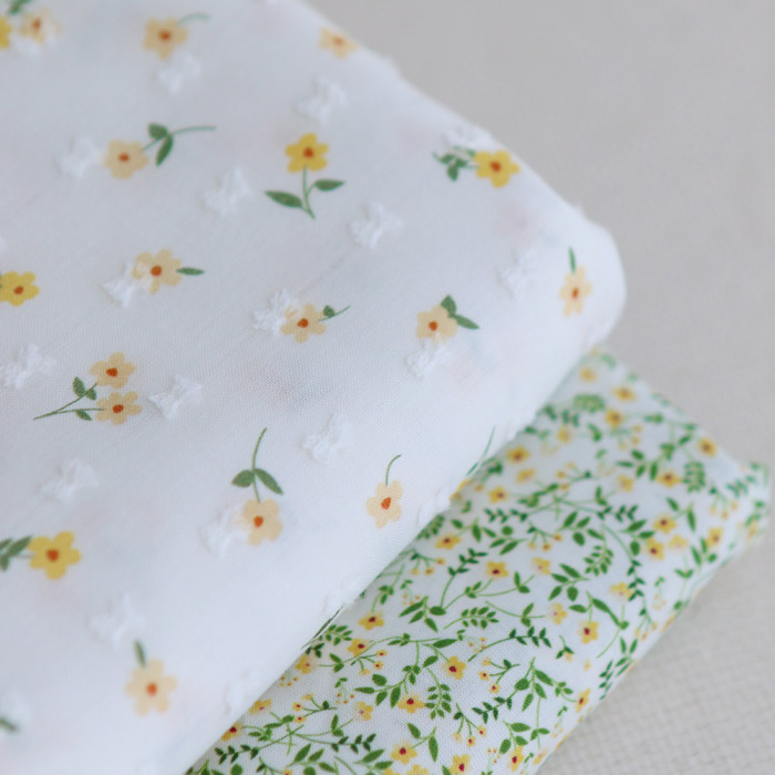 copy of Sephora - Batiste de coton douce à imprimé fleuri aquarelle