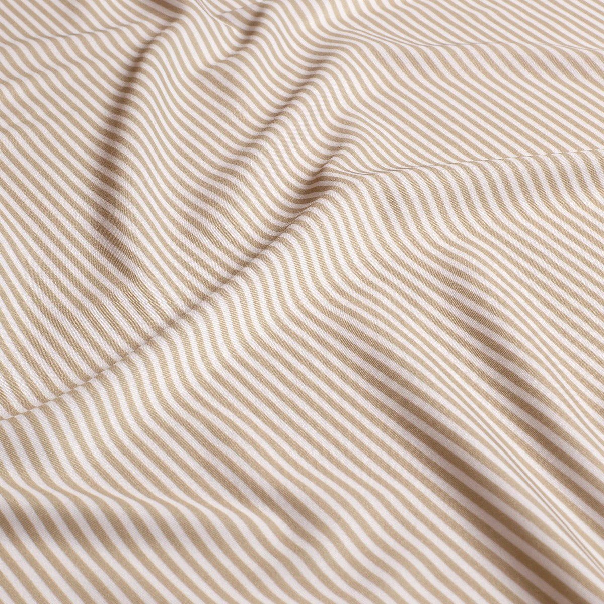 Tissu Lycra (maillot de bain) UPF50 rayures écru et beige Tissu Lycra (maillot de bain) UPF50 rayures écru et beige