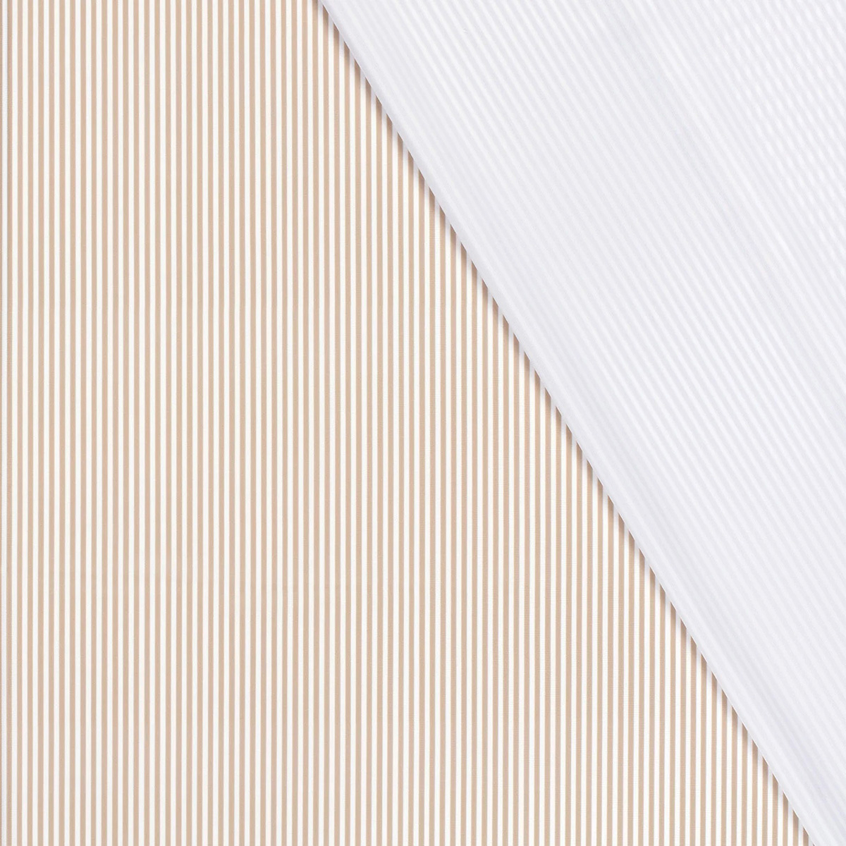 Tissu Lycra (maillot de bain) UPF50 rayures écru et beige Tissu Lycra (maillot de bain) UPF50 rayures écru et beige