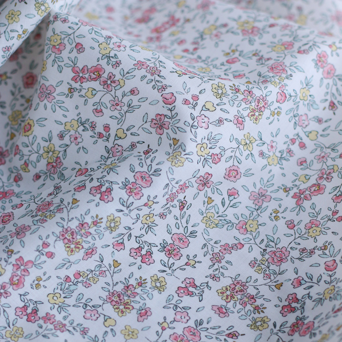 copy of Ruth - Batiste de coton douce à imprimé fleuri aquarelle