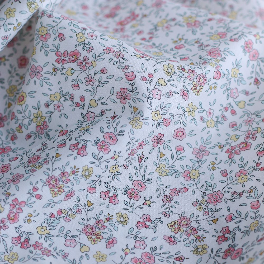 copy of Ruth - Batiste de coton douce à imprimé fleuri aquarelle