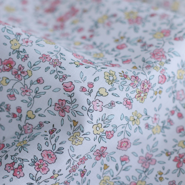 copy of Ruth - Batiste de coton douce à imprimé fleuri aquarelle