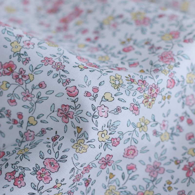 copy of Ruth - Batiste de coton douce à imprimé fleuri aquarelle