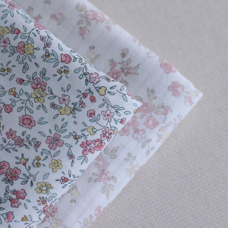 copy of Ruth - Batiste de coton douce à imprimé fleuri aquarelle