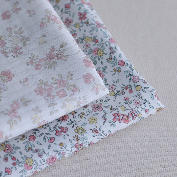 copy of Ruth - Batiste de coton douce à imprimé fleuri aquarelle