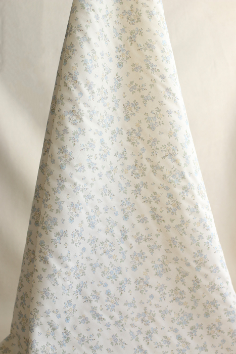 copy of Scarlett - Popeline douce coton organique fond ivoire imprimé fleuri