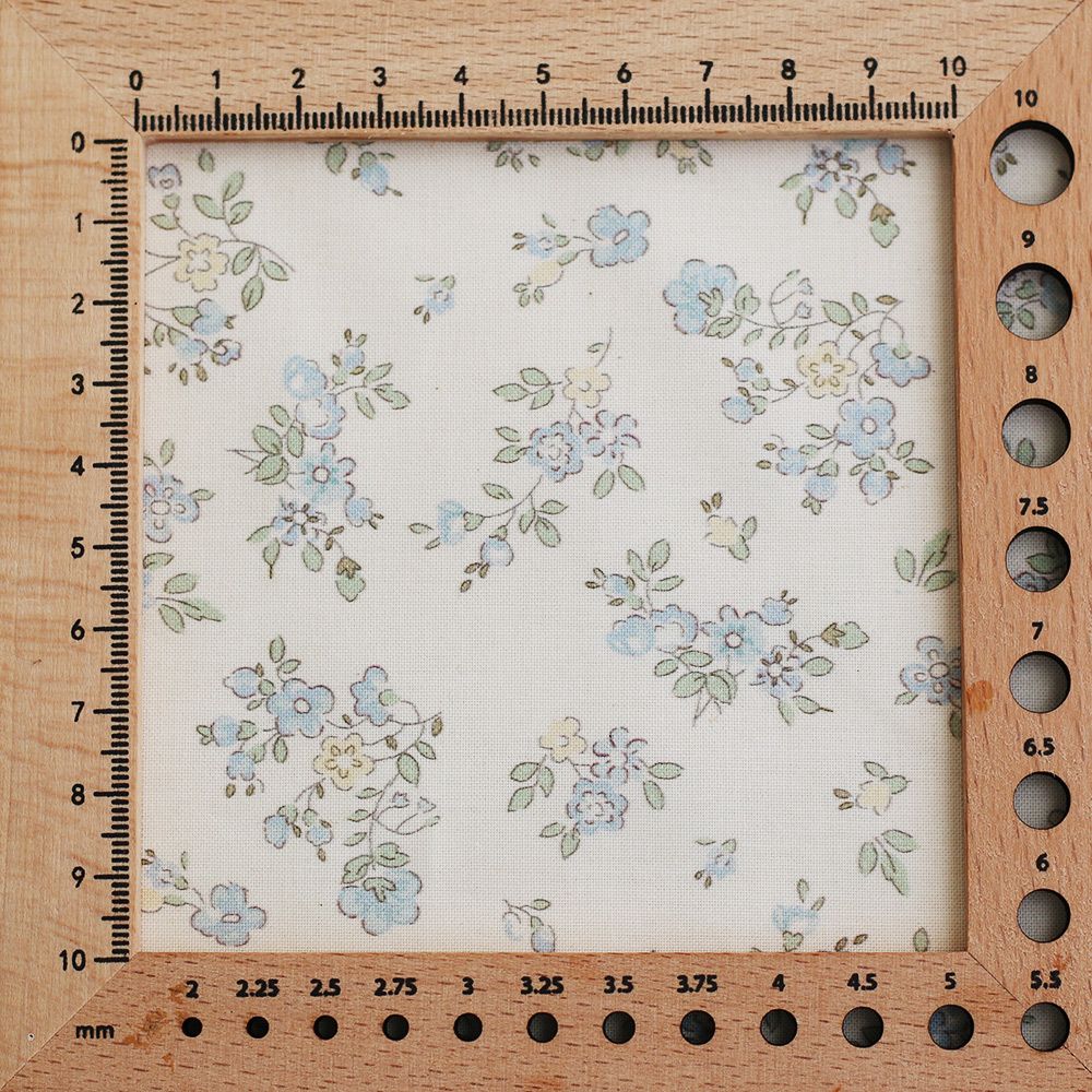 copy of Scarlett - Popeline douce coton organique fond ivoire imprimé fleuri