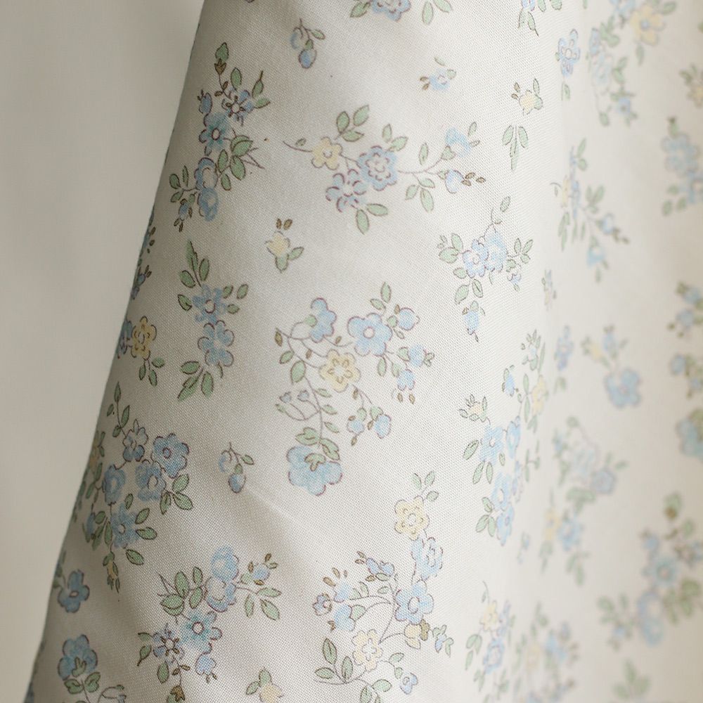 copy of Scarlett - Popeline douce coton organique fond ivoire imprimé fleuri