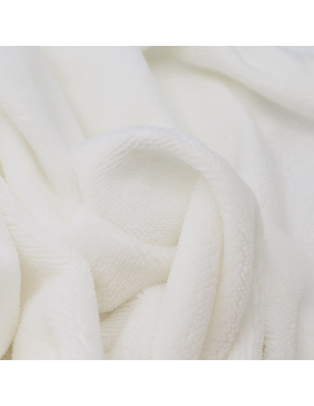 Eponge bambou / coton doudou coloris écru