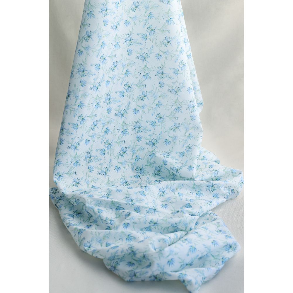 copy of Lisette - Voile de coton texturé imprimé fleuri