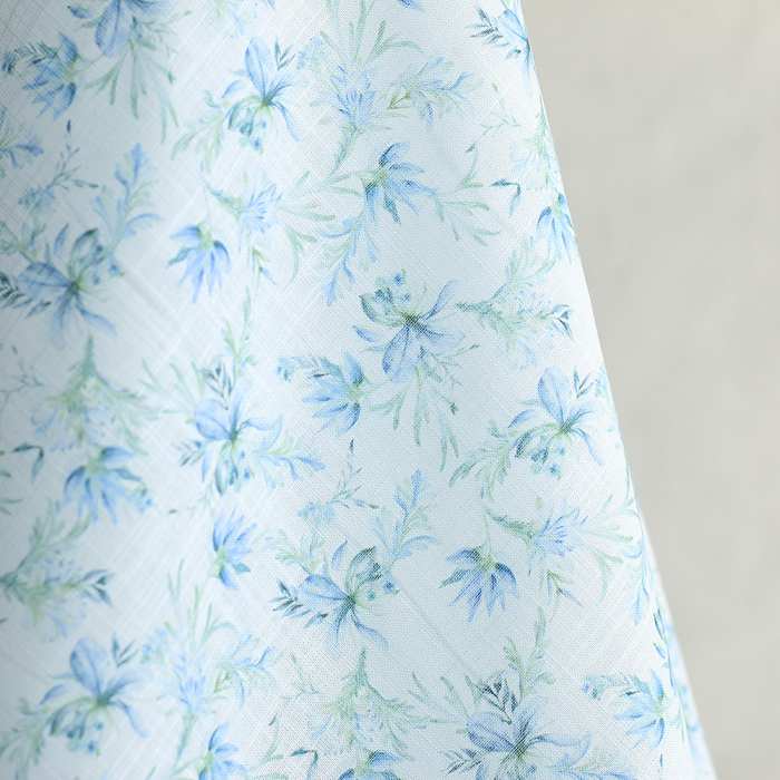 copy of Lisette - Voile de coton texturé imprimé fleuri