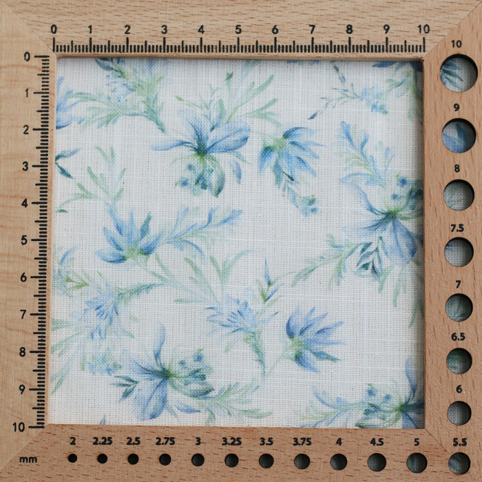 copy of Lisette - Voile de coton texturé imprimé fleuri