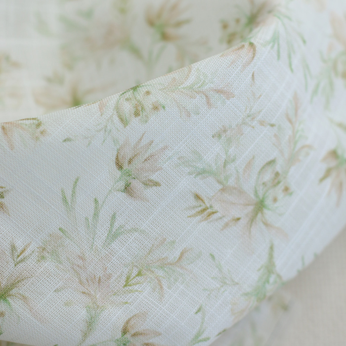 copy of Pernille - Voile de coton texturé imprimé fleuri