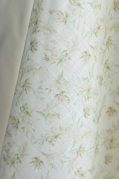 copy of Pernille - Voile de coton texturé imprimé fleuri