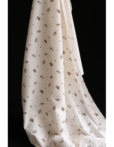 copy of Rozen - Popeline coton SWEET douce imprimé exclusif bleu cobalt