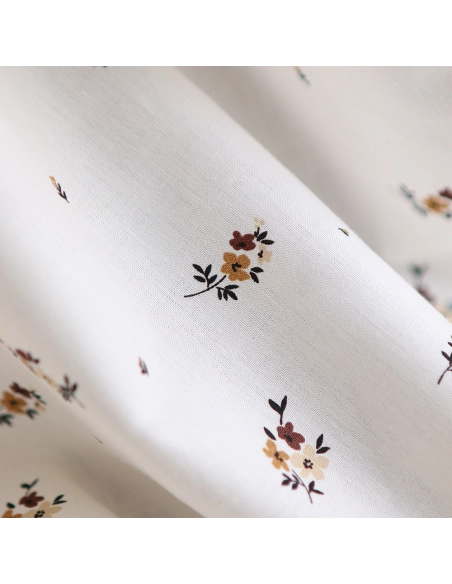 copy of Rozen - Popeline coton SWEET douce imprimé exclusif bleu cobalt