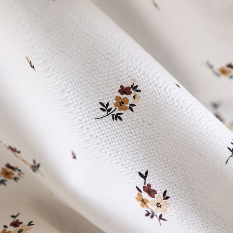 copy of Rozen - Popeline coton SWEET douce imprimé exclusif bleu cobalt