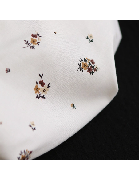 copy of Rozen - Popeline coton SWEET douce imprimé exclusif bleu cobalt