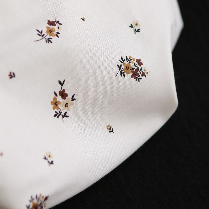 copy of Rozen - Popeline coton SWEET douce imprimé exclusif bleu cobalt