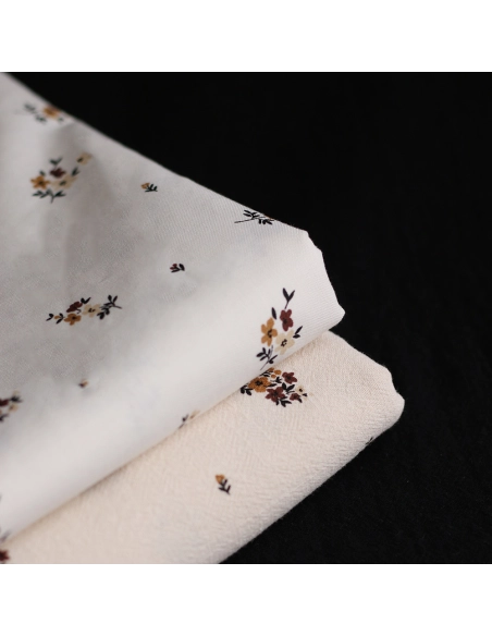 copy of Rozen - Popeline coton SWEET douce imprimé exclusif bleu cobalt