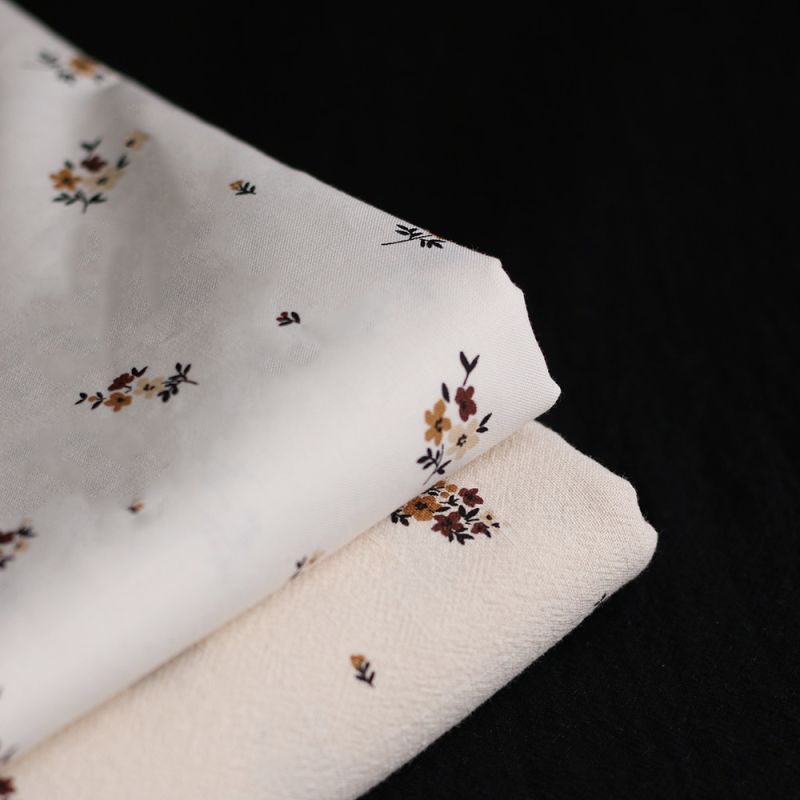 copy of Rozen - Popeline coton SWEET douce imprimé exclusif bleu cobalt