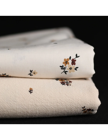 copy of Rozen - Popeline coton SWEET douce imprimé exclusif bleu cobalt