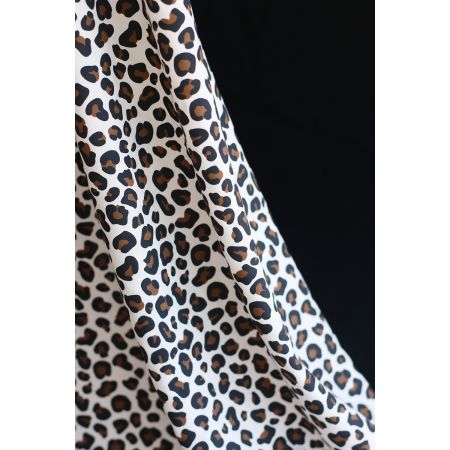 Lea - Viscose écru imprimé exclusif Graou Lea - Viscose écru imprimé exclusif Graou