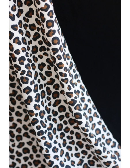 Lea - Viscose écru imprimé exclusif Graou