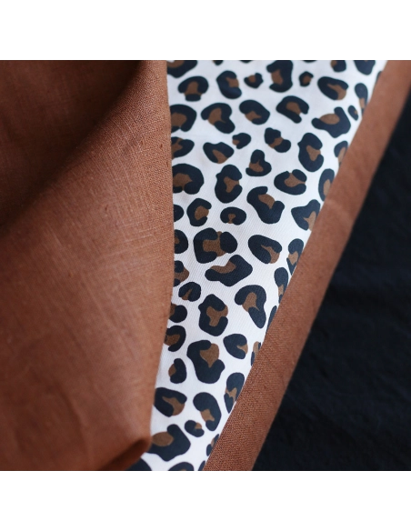 Lea - Viscose écru imprimé exclusif Graou