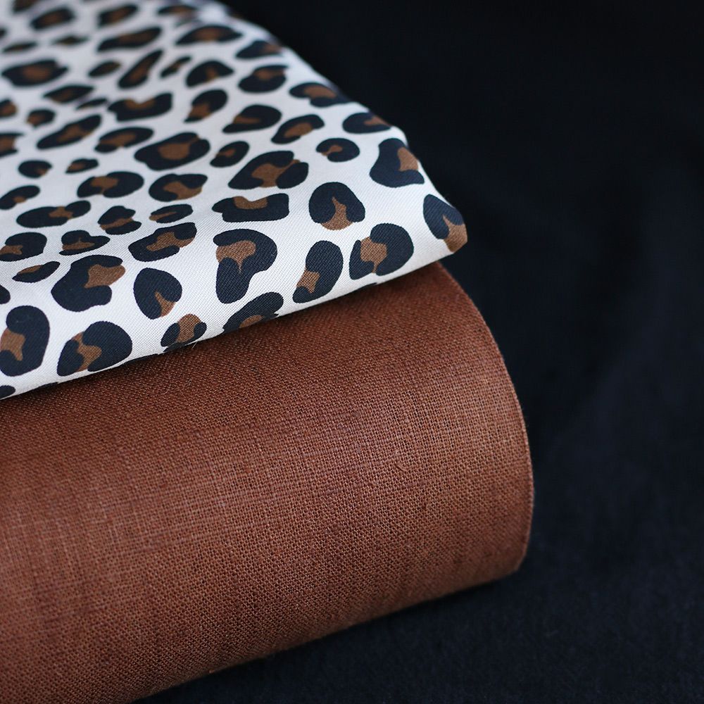 Lea - Viscose écru imprimé exclusif Graou